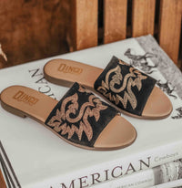 DINGO LASSO SANDAL - BLACK