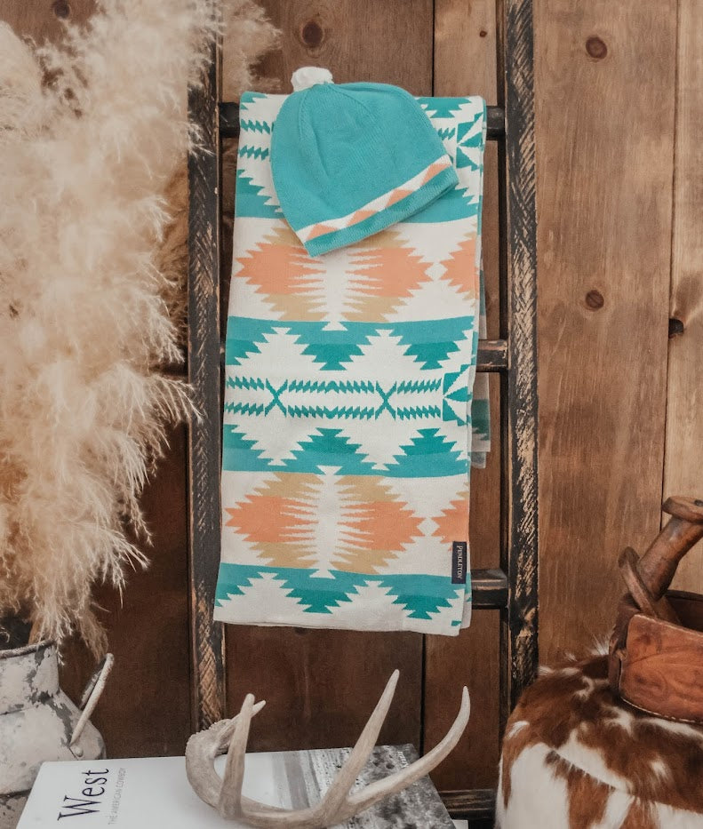 PENDLETON BABY BLANKET & BEANIE- FALCON COVE TAN