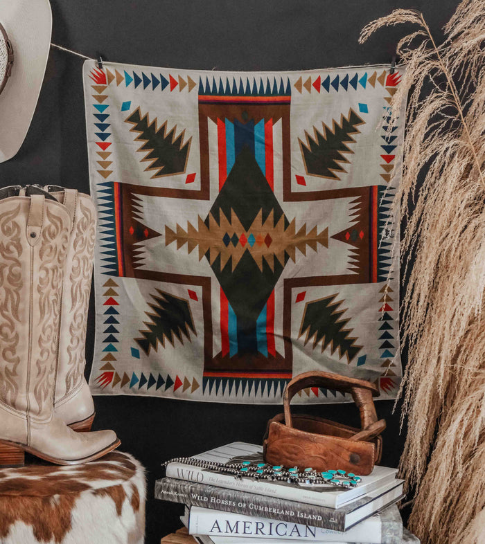 CROSS ME BANDANA- TAN