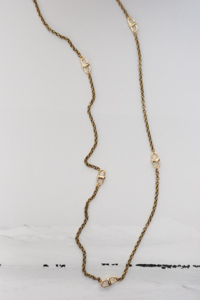 THE WINONA SNAFFLE BIT NECKLACE