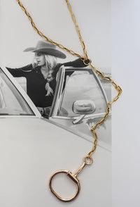 THE BANDERA SNAFFLE BIT NECKLACE