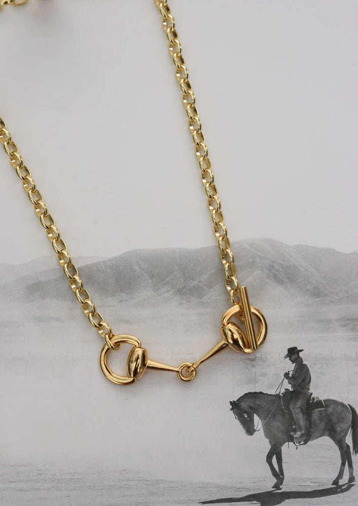 THE MERRITT SNAFFLE BIT NECKLACE