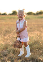 GIRL'S PEARLY VINTAGE ROMPER