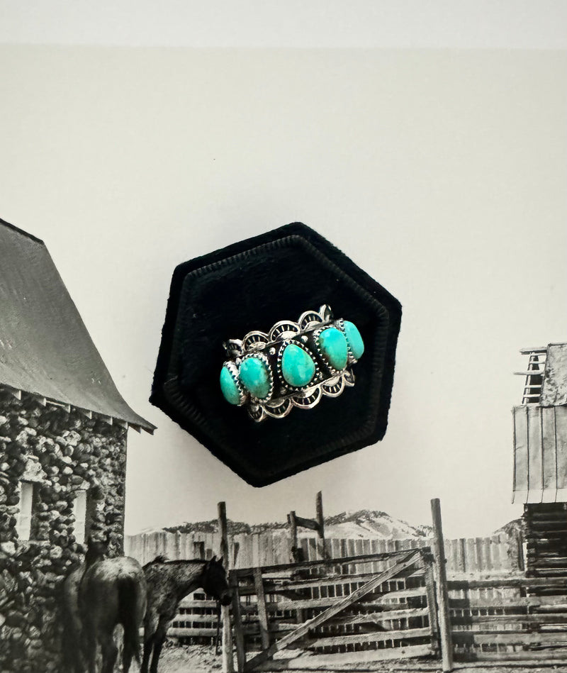THE KALEN RING - TURQUOISE