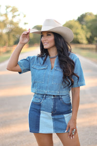 THE ELLA DENIM SKIRT