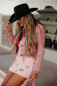 THE CASH JACKET-PINK