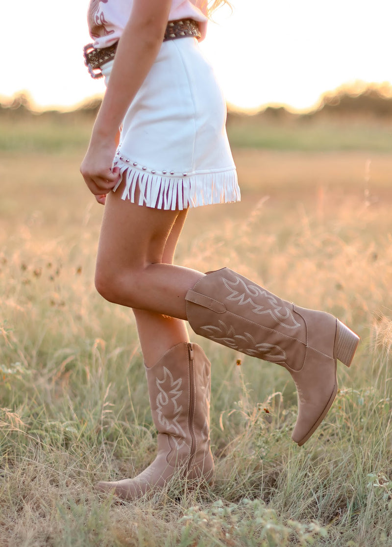 GIRL S GABRIELLA FRINGE SKIRT 7 Bar Boutique