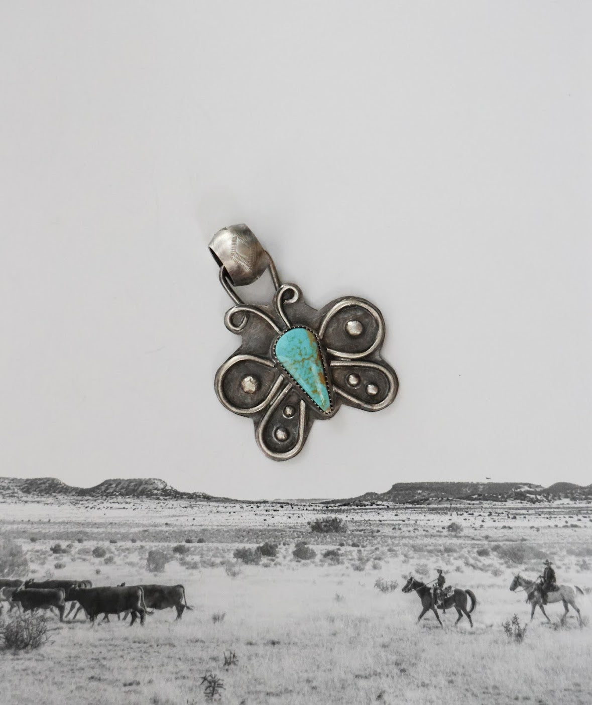 TURQUOISE BUTTERFLY PENDANT