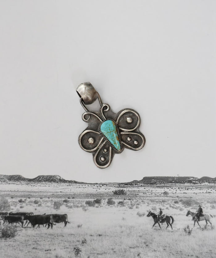 TURQUOISE BUTTERFLY PENDANT