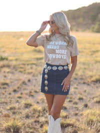 THE JONIE DENIM SKIRT