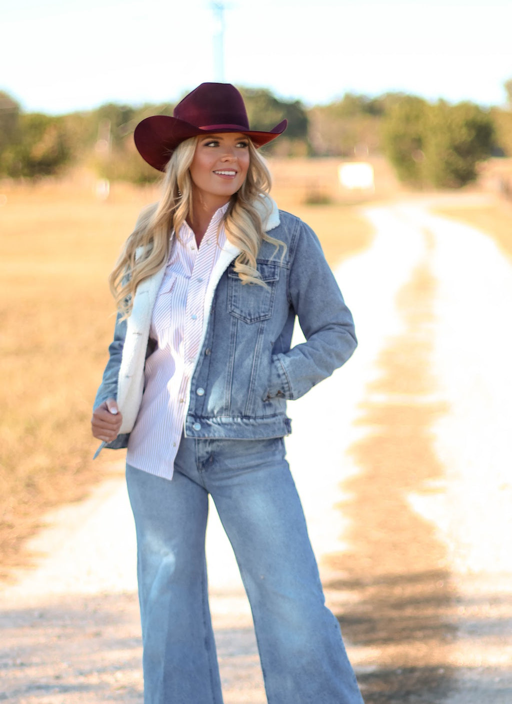 STRIPED VINTAGE PEARL SNAP TOP