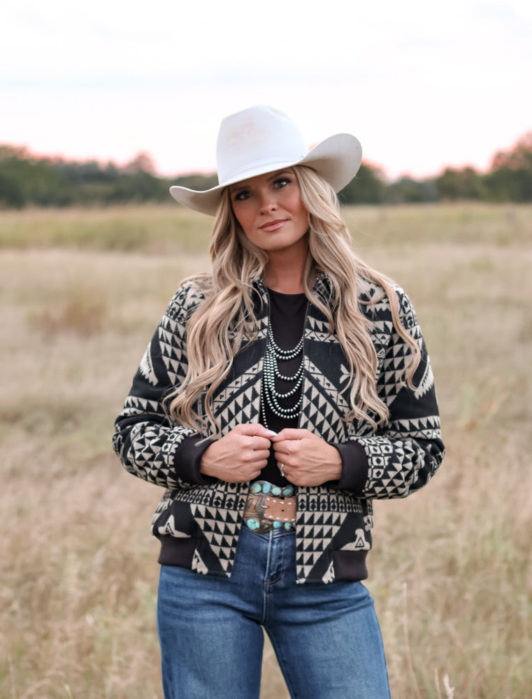 ROCK & ROLL AZTEC BOMBER JACKET