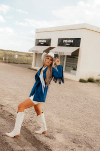 THE REINER BLAZER-BLUE