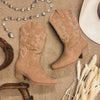 KIDS JONI COWGIRL BOOTS- TAUPE