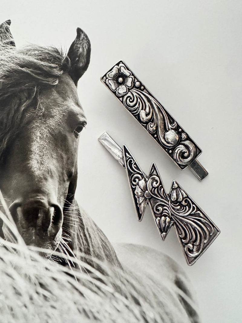 WESTERN HAIR CLIP SET