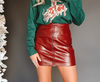 THE MONROE LEATHER SKIRT