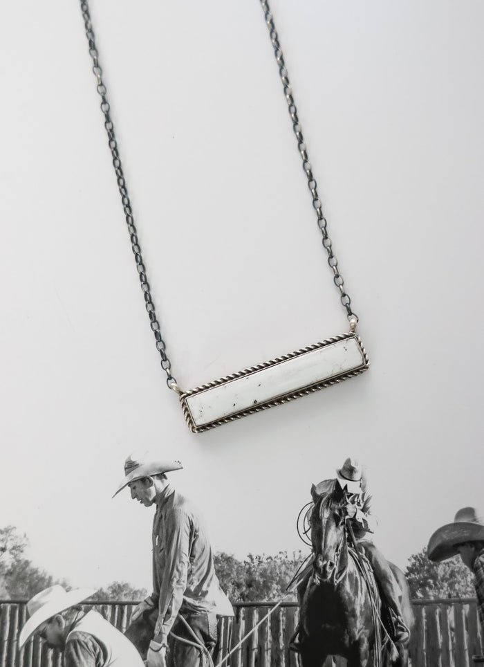 THE CLARA WHITE BUFFALO NECKLACE