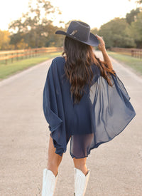 THE JOLI ROMPER-NAVYY