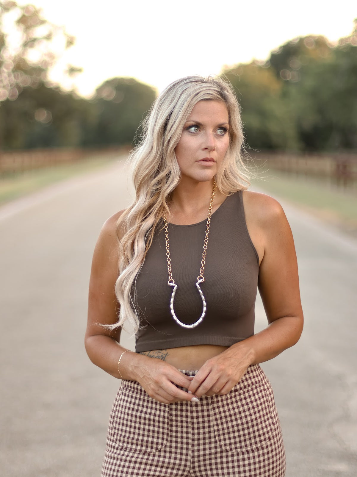 THE DANI TANK-BROWN