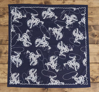 NAVY BRONC BANDANA
