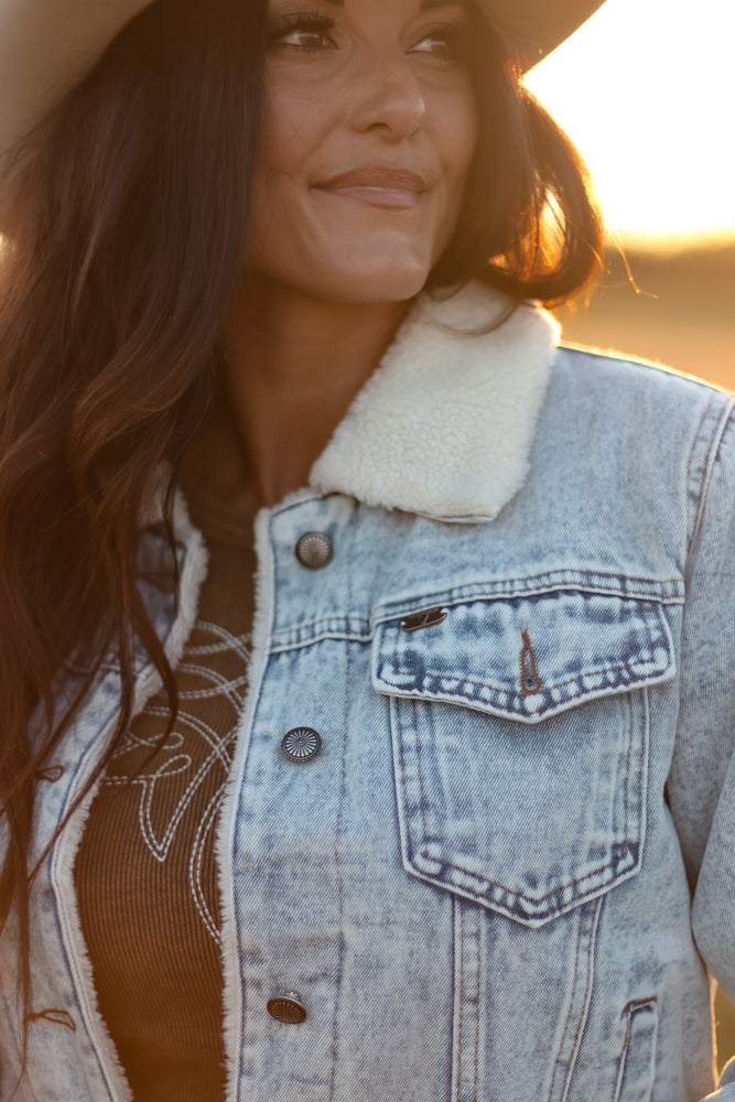 THE BAKER JACKET-LIGHT WASH