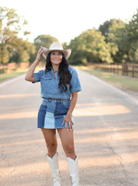 THE ELLA DENIM SKIRT
