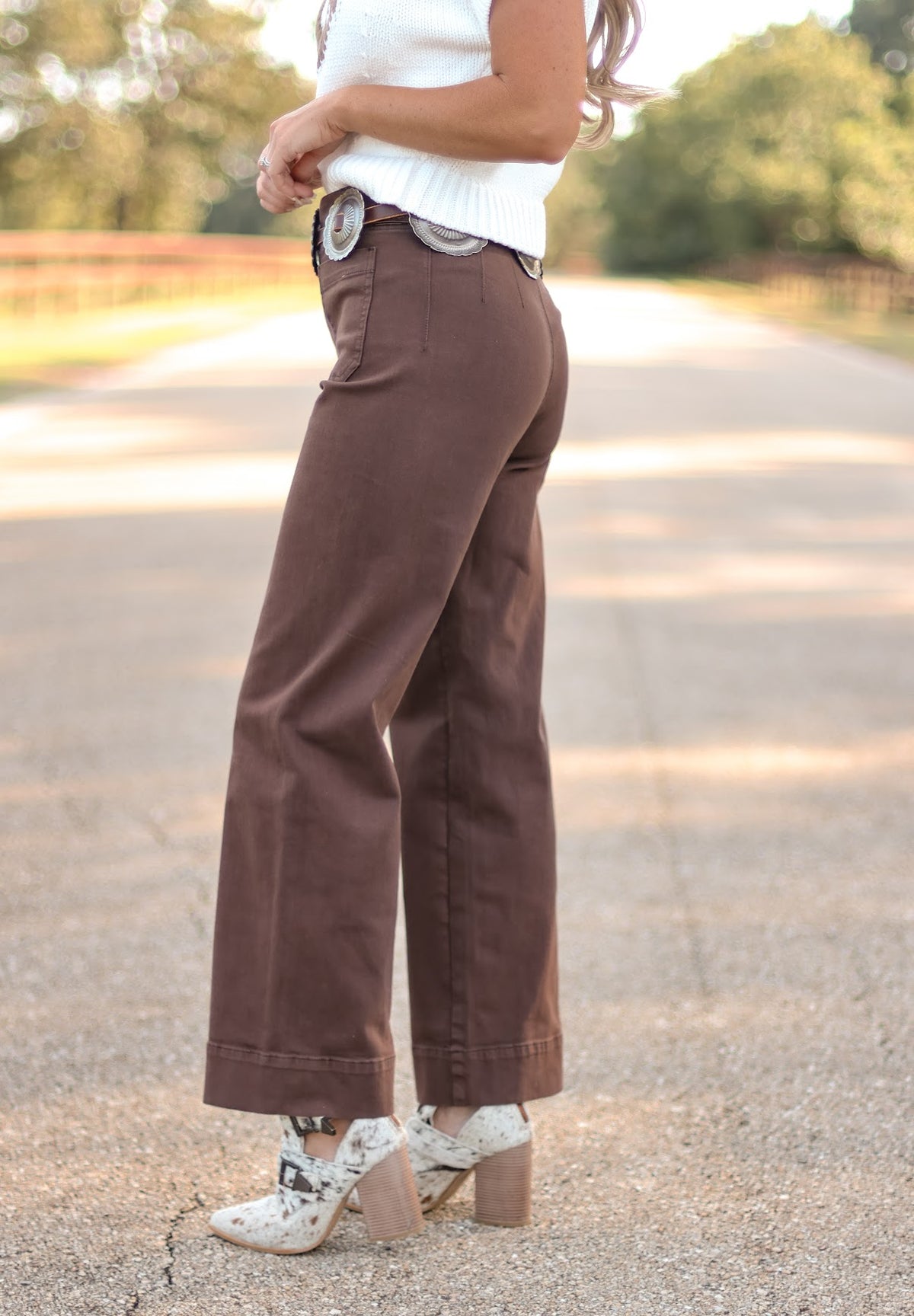 THE LINCOLN JEANS-BROWN