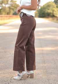 THE LINCOLN JEANS-BROWN