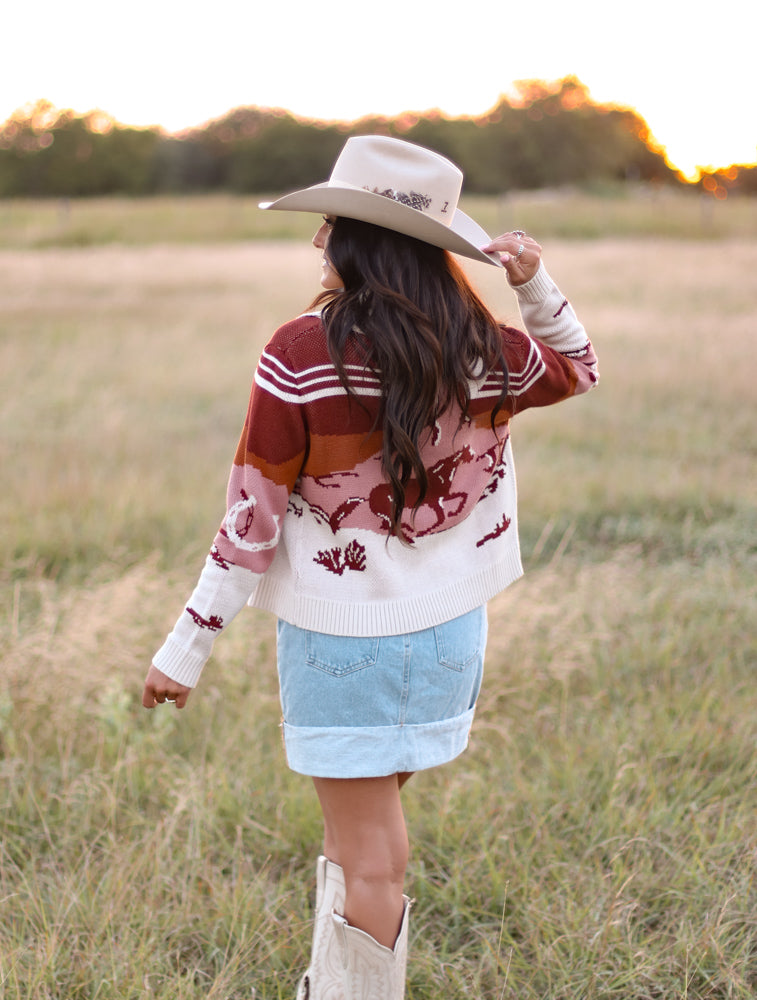 PENDLETON WESTERN SCENIC CARDIGAN