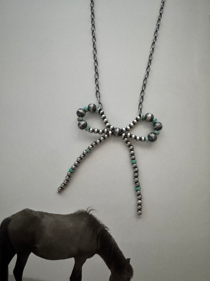 THE MAYES NAVAJO BOW NECKLACE