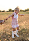 GIRL'S PEARLY VINTAGE ROMPER