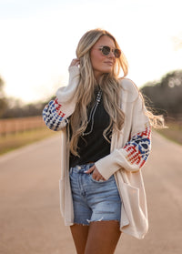 PENDELTON SIERRA SPRINGS CARDIGAN-NATURAL