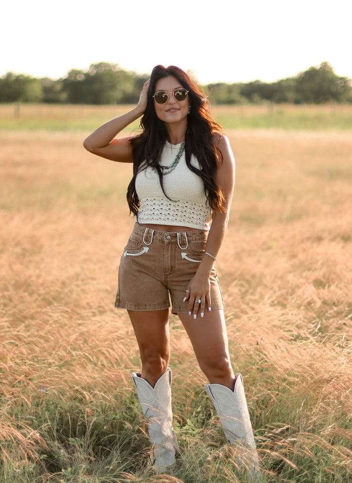 THE STEELE SHORTS-TAN