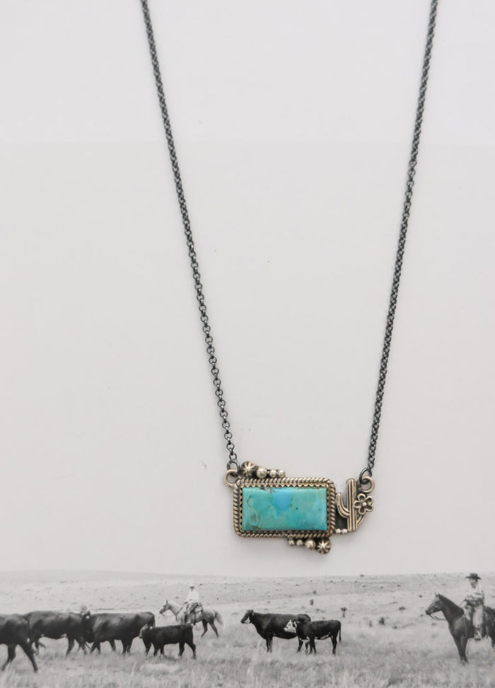 THE STAGECOACH NECKLACE- TURQUOISE
