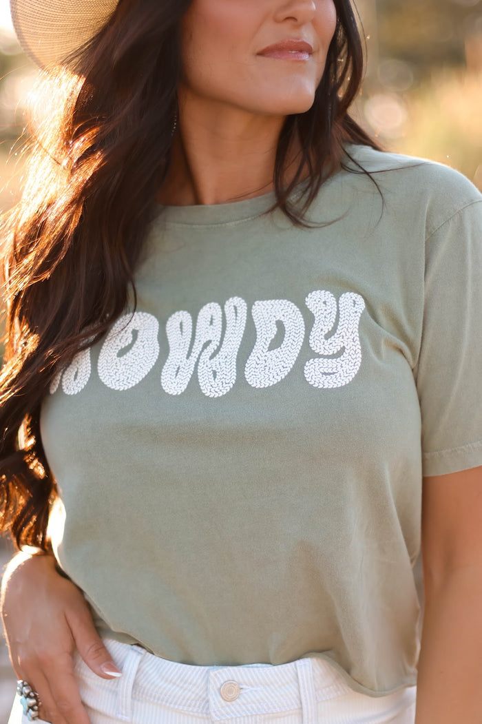 THE HOWDY TEE-OLIVE