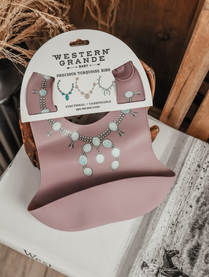 BABY SQUASH BLOSSOM BIB