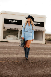 OLD GRINGO MAYRA BOOT- NAVY