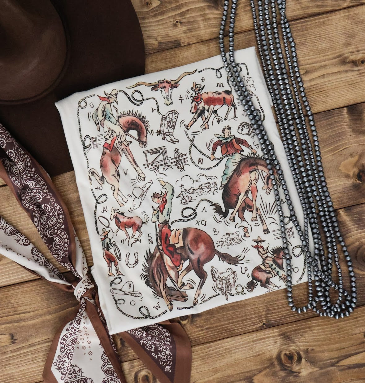 THE RANCH PARTY BRONC TEE