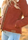 PENDLETON WIND RIVER CORDUROY JACKET- RUST