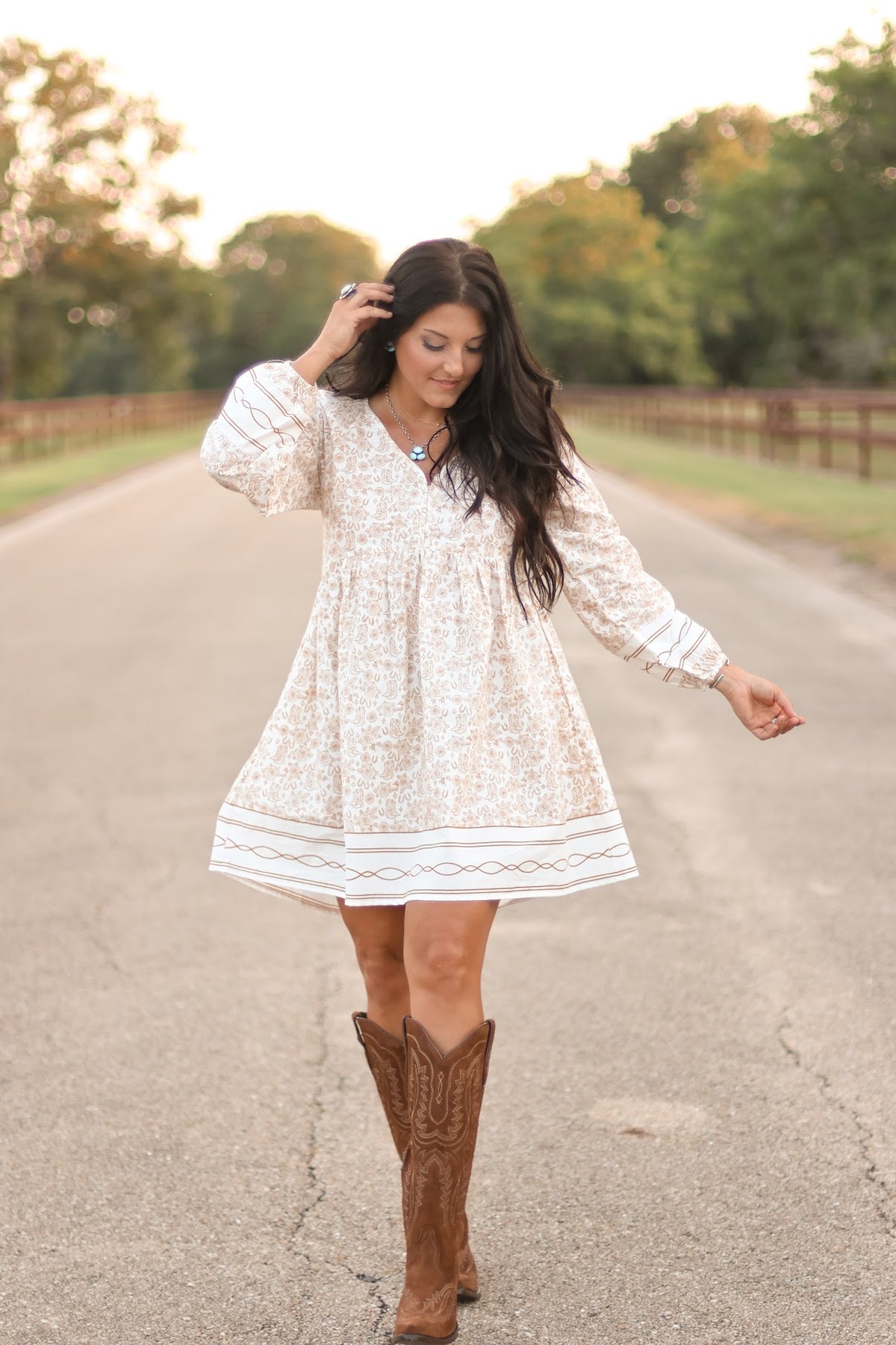 ARIAT ROSIE BOOTS & ROSES DRESS