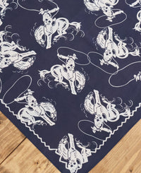 NAVY BRONC BANDANA