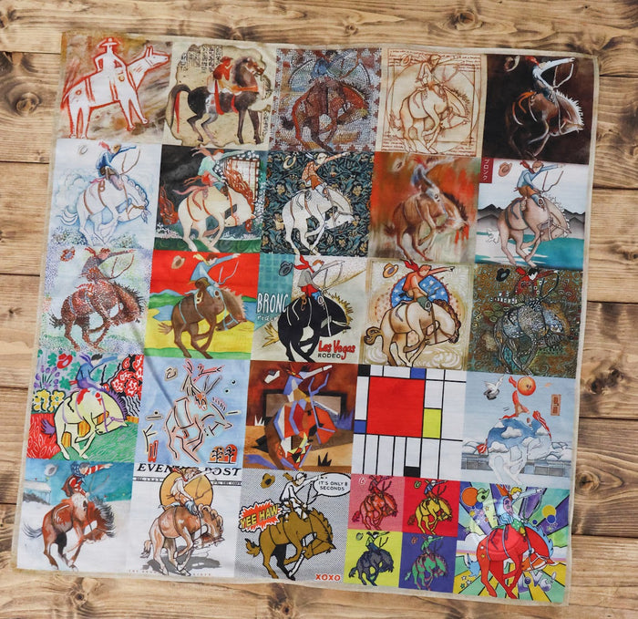 BRONC STUDY SHORTIE BANDANA