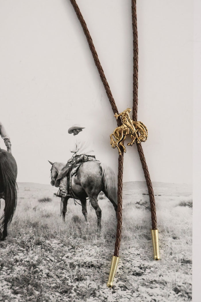 THE BRONC BOLO NECKLACE