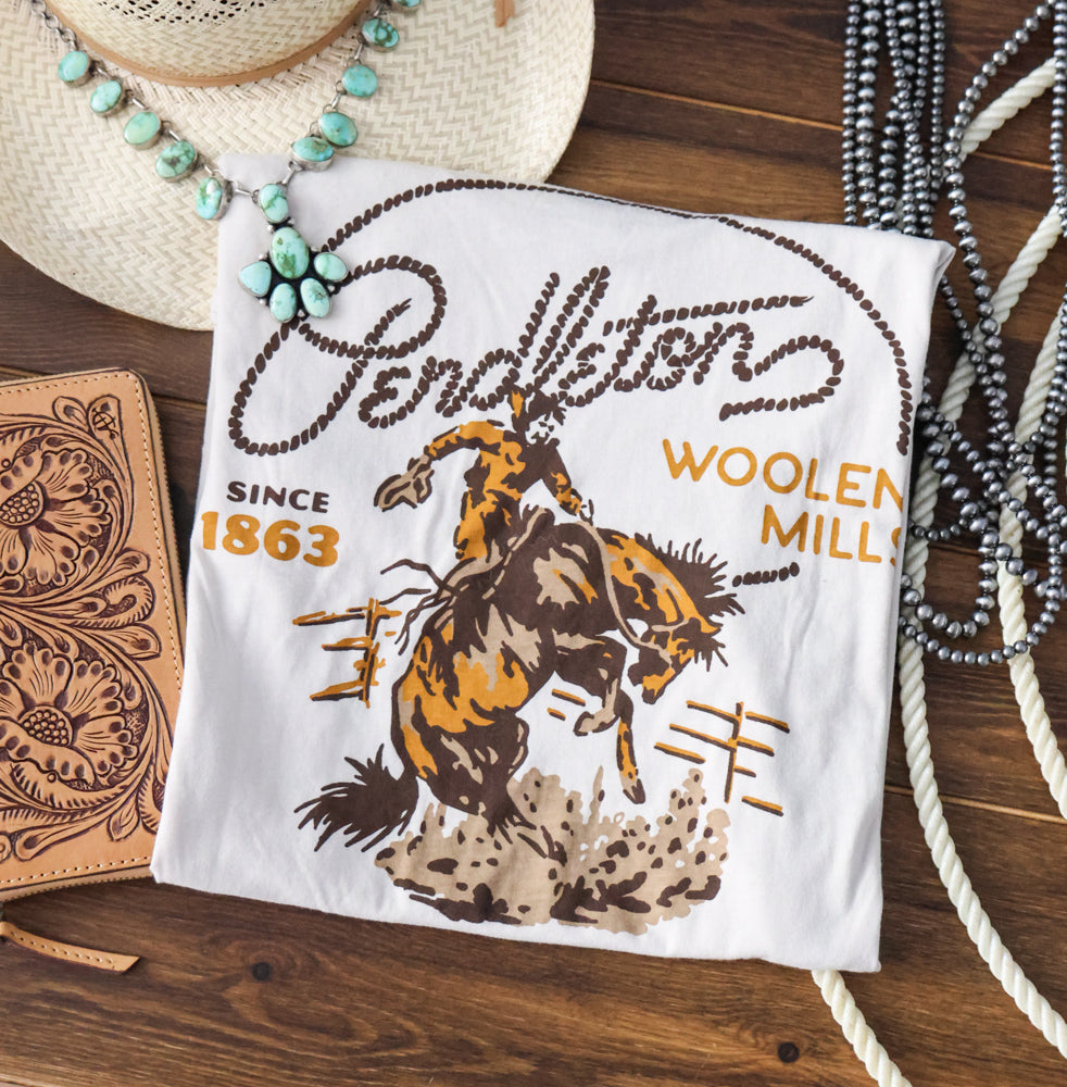 Pendleton Rodeo Sticker PENDLETON RANCH RODEO TEE – 7 Bar Boutique