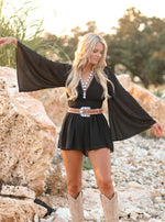 THE TIFTON ROMPER- BLACK