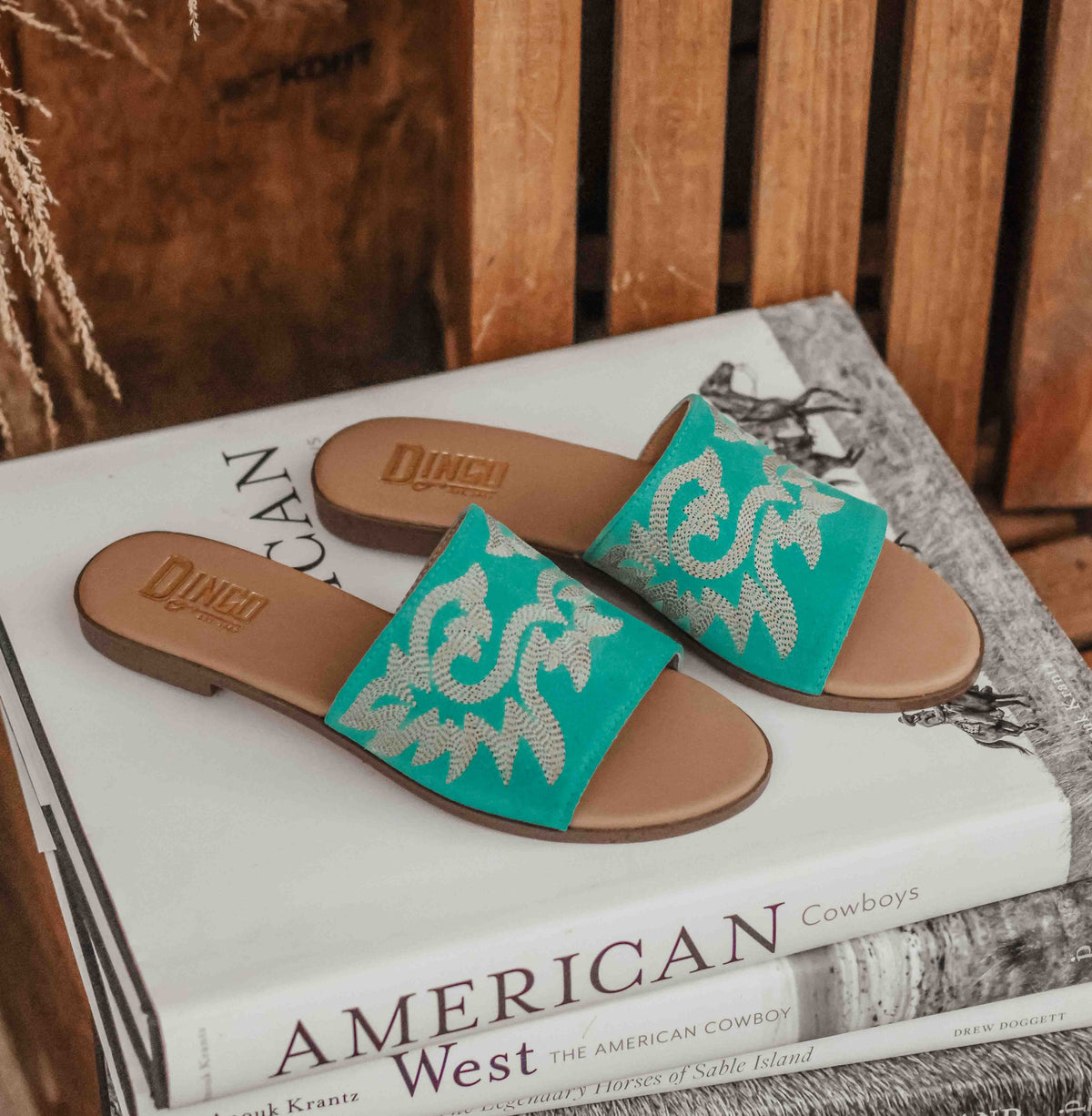 DINGO LASSO SANDAL-TURQUOISE