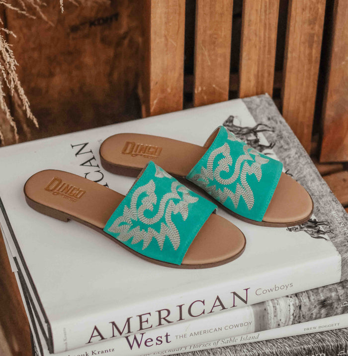 DINGO LASSO SANDAL-TURQUOISE