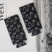 WESTERN TALL KOOZIES- 2 PACK