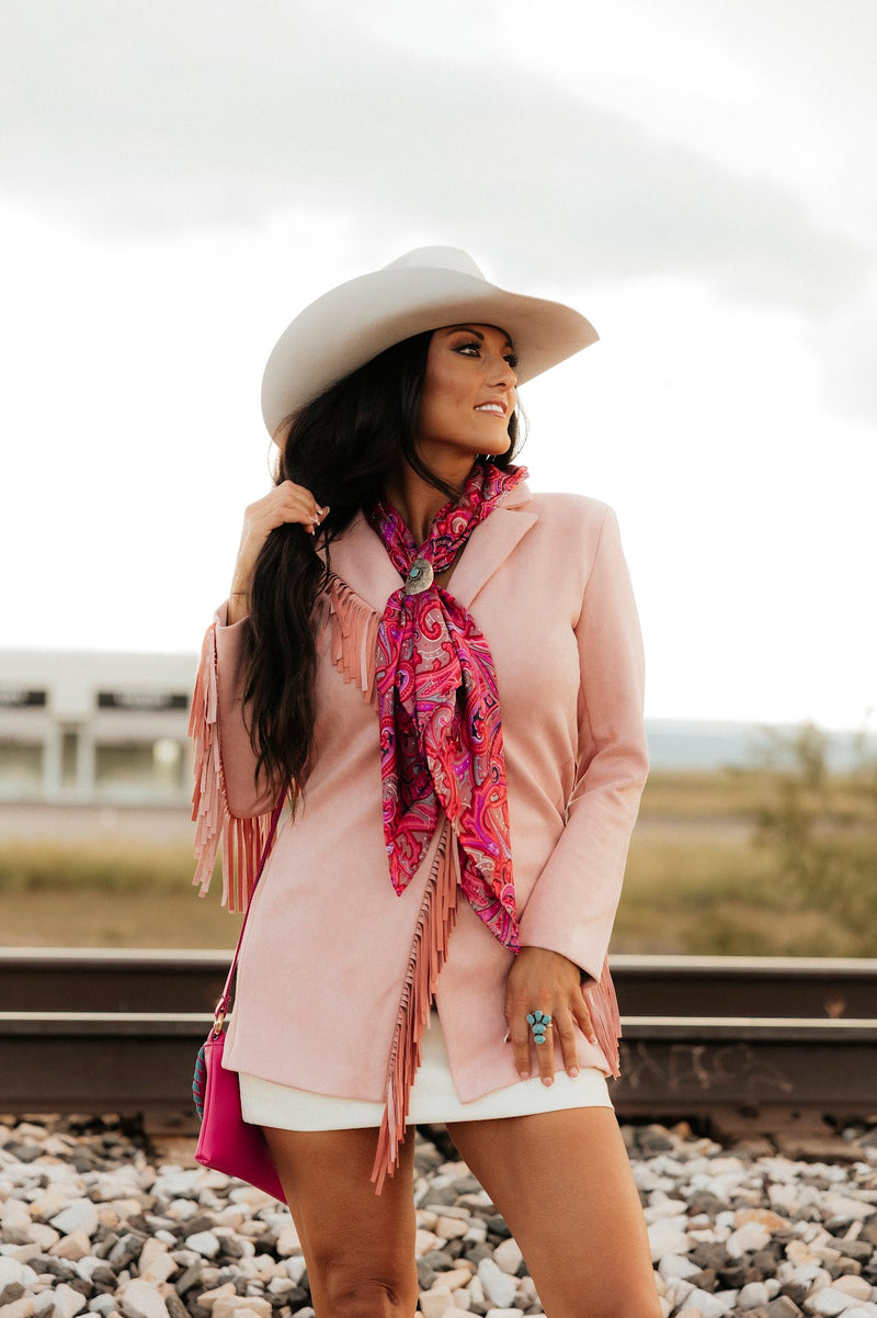 THE LAWRENCE BLAZER-PINK