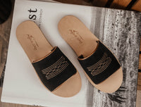 THE SKYE SANDALS-BLACK